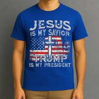 Jesus Is My Savior Trump Is My President T-Shirt