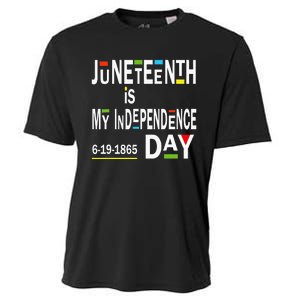 juneteenth is my independence day Black African American Cooling Performance Crew T-Shirt