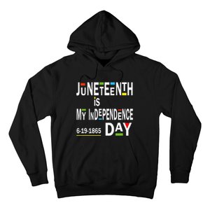 juneteenth is my independence day Black African American Hoodie