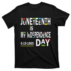 juneteenth is my independence day Black African American T-Shirt