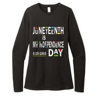 juneteenth is my independence day Black African American Womens CVC Long Sleeve Shirt