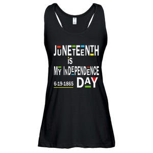 juneteenth is my independence day Black African American Ladies Essential Flowy Tank