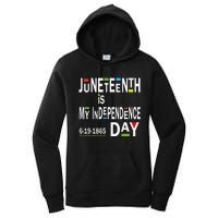 juneteenth is my independence day Black African American Women's Pullover Hoodie