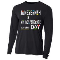 juneteenth is my independence day Black African American Cooling Performance Long Sleeve Crew