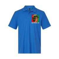 Juneteenth Is My Independence Freedom Day Queen Gift Softstyle Adult Sport Polo