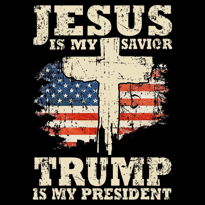 Jesus Is My Savior Trump Is My President Bucket Hat