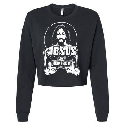 Jesus Is My Homeboy Cropped Pullover Crew