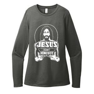 Jesus Is My Homeboy Womens CVC Long Sleeve Shirt