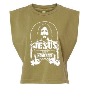 Jesus Is My Homeboy Garment-Dyed Women's Muscle Tee