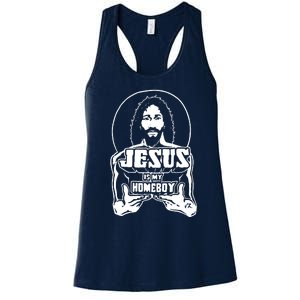 Jesus Is My Homeboy Women's Racerback Tank