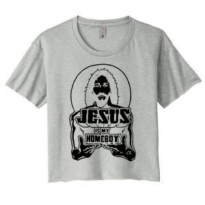 Jesus Is My Homeboy Women's Crop Top Tee