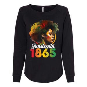 Juneteenth Is My Independence Day Womens Black Pride Womens California Wash Sweatshirt