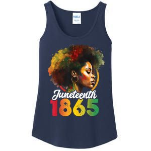 Juneteenth Is My Independence Day Womens Black Pride Ladies Essential Tank