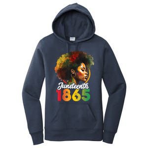 Juneteenth Is My Independence Day Womens Black Pride Women's Pullover Hoodie