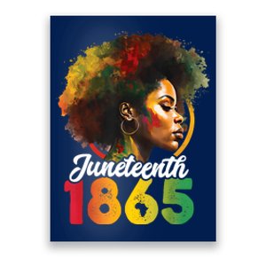 Juneteenth Is My Independence Day Womens Black Pride Poster