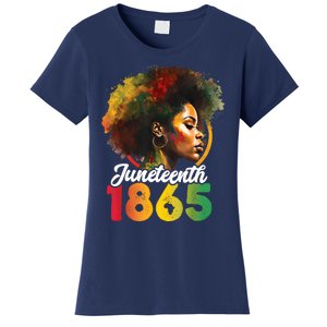 Juneteenth Is My Independence Day Womens Black Pride Women's T-Shirt