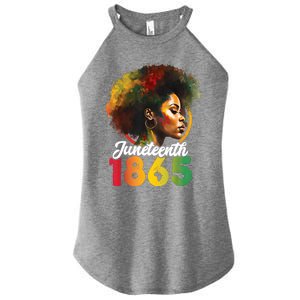 Juneteenth Is My Independence Day Womens Black Pride Women's Perfect Tri Rocker Tank