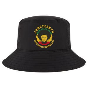 Juneteenth Is My Independence Day Black Female Pride Cool Comfort Performance Bucket Hat