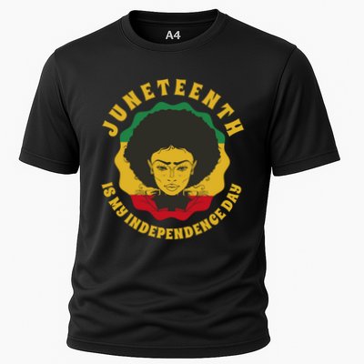 Juneteenth Is My Independence Day Black Female Pride Performance Shirt