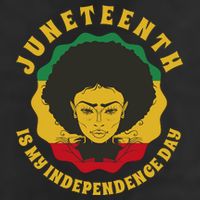 Juneteenth Is My Independence Day Black Female Pride Adult Drive Performance Visor