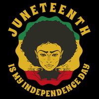 Juneteenth Is My Independence Day Black Female Pride 16 in Basic Backpack