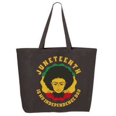 Juneteenth Is My Independence Day Black Female Pride 25L Jumbo Tote