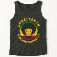 Juneteenth Is My Independence Day Black Female Pride Tank Top