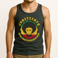 Juneteenth Is My Independence Day Black Female Pride Tank Top