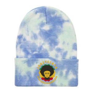 Juneteenth Is My Independence Day Black Female Pride Tie Dye 12in Knit Beanie