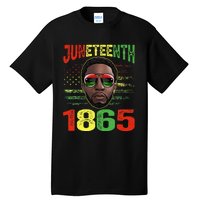 Juneteenth Is My Independence Day Black King Fathers Day Tall T-Shirt