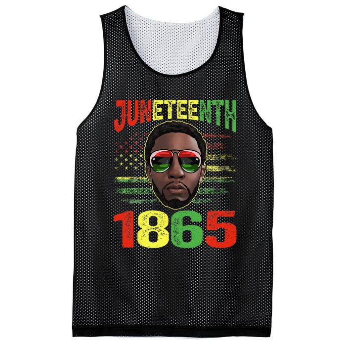 Juneteenth Is My Independence Day Black King Fathers Day Mesh Reversible Basketball Jersey Tank