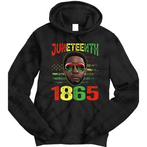 Juneteenth Is My Independence Day Black King Fathers Day Tie Dye Hoodie