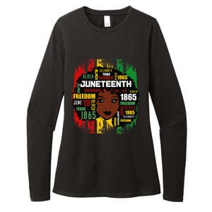 Juneteenth Is My Independence Day Black  Freedom 1865 Womens CVC Long Sleeve Shirt