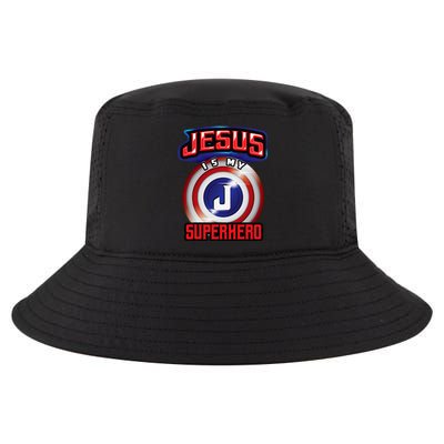 Jesus Is My Superhero Cute Powerful Christian Gift Cool Comfort Performance Bucket Hat