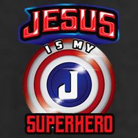 Jesus Is My Superhero Cute Powerful Christian Gift 7 Panel Mesh Trucker Snapback Hat
