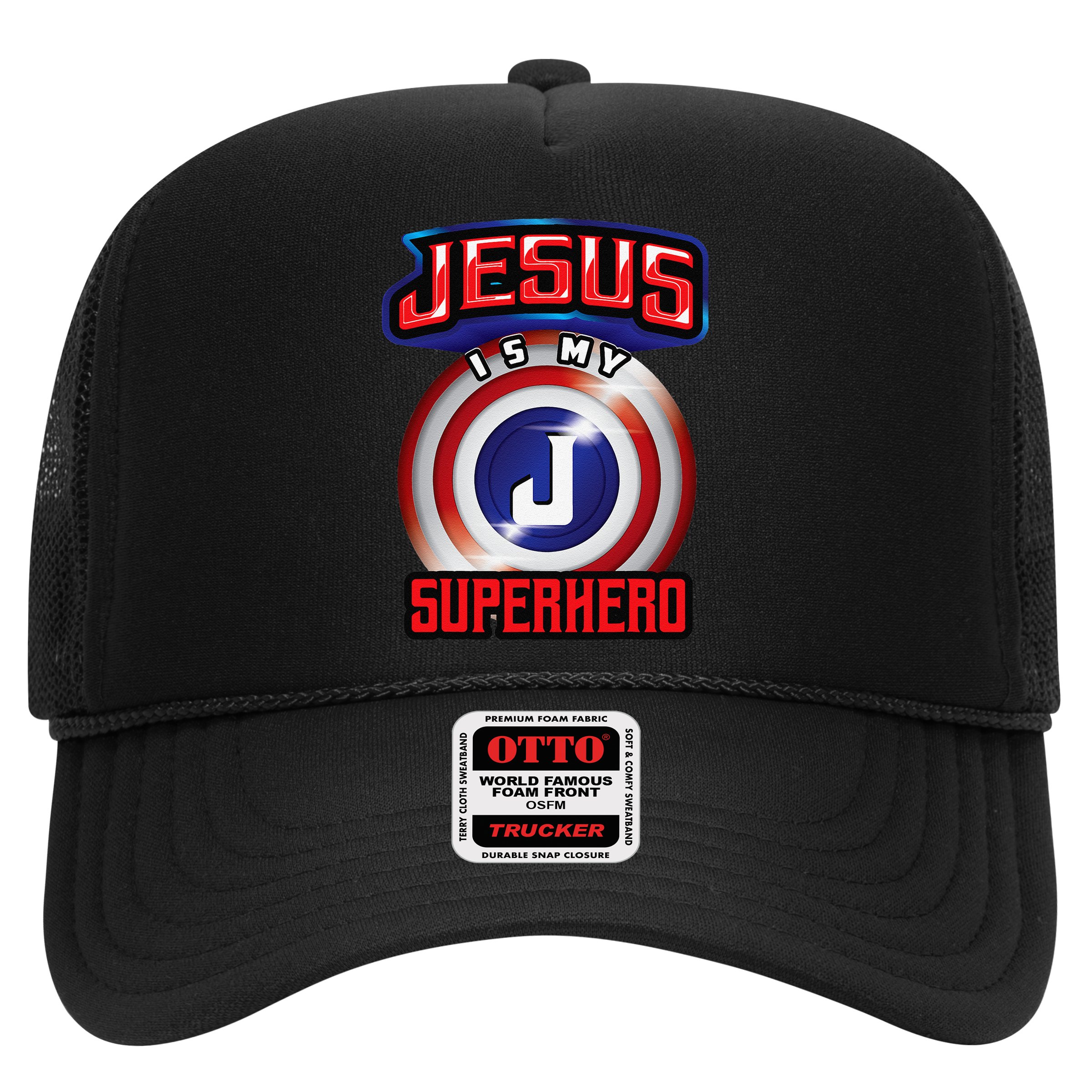 Jesus Is My Superhero Cute Powerful Christian Gift Hat