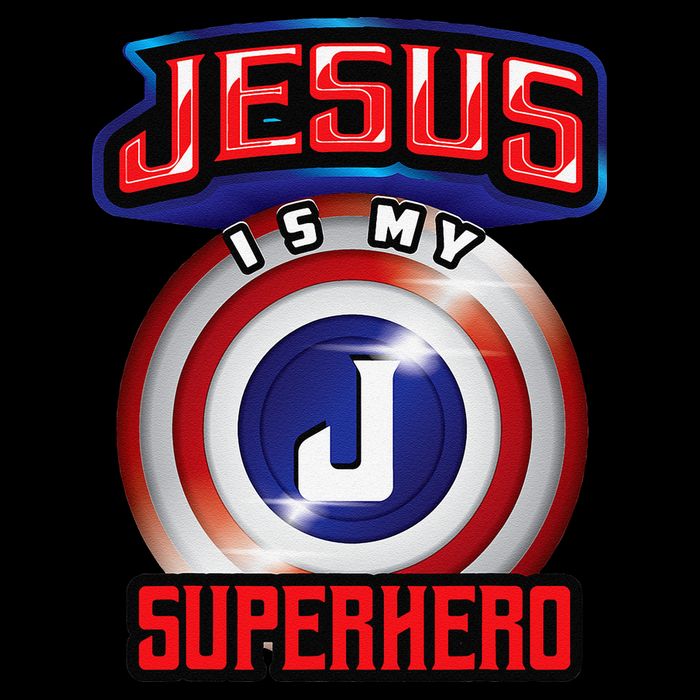 Jesus Is My Superhero Cute Powerful Christian Gift Kids T-Shirt