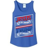 Jesus Is My Savior Trump Is My President Elections 2020 Gift Ladies Essential Tank