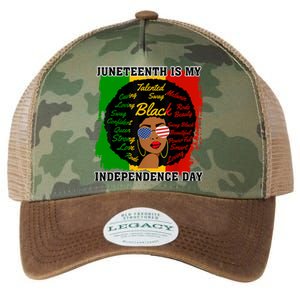 Juneteenth Is My Independence Day Black Girl Black Queen Legacy Tie Dye Trucker Hat