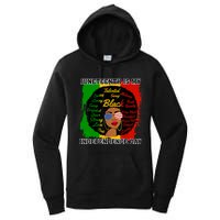 Juneteenth Is My Independence Day Black Girl Black Queen Women's Pullover Hoodie