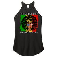 Juneteenth Is My Independence Day Black Girl Black Queen Women's Perfect Tri Rocker Tank