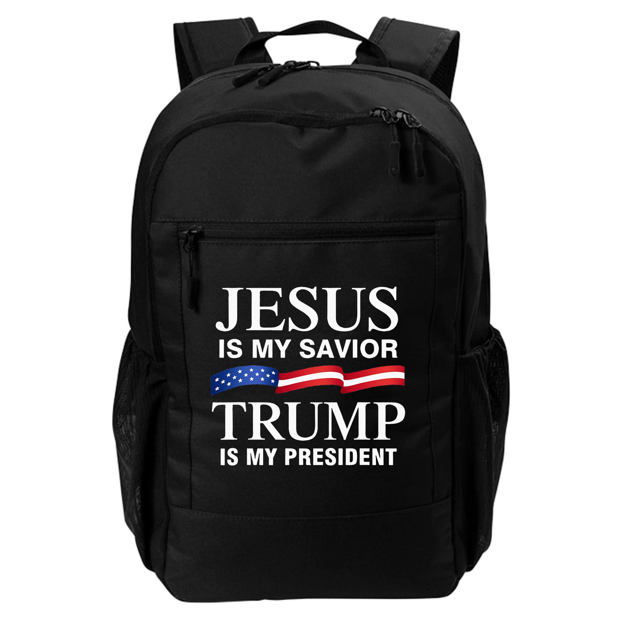 Jesus Is My Savior Trump Is My President Backpack