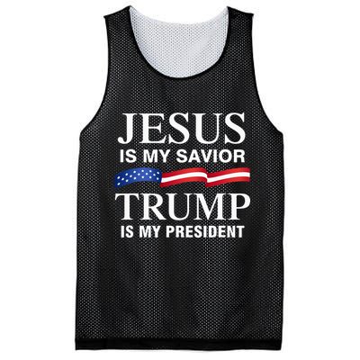 Jesus Is My Savior Trump Is My President Mesh Reversible Basketball Jersey Tank
