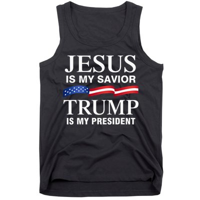 Jesus Is My Savior Trump Is My President Tank Top