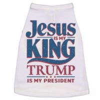 Jesus Is My King Trump Is My President Doggie Tank