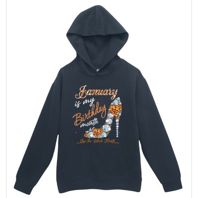 January Is My Birthday The Whole Month Diamond Urban Pullover Hoodie