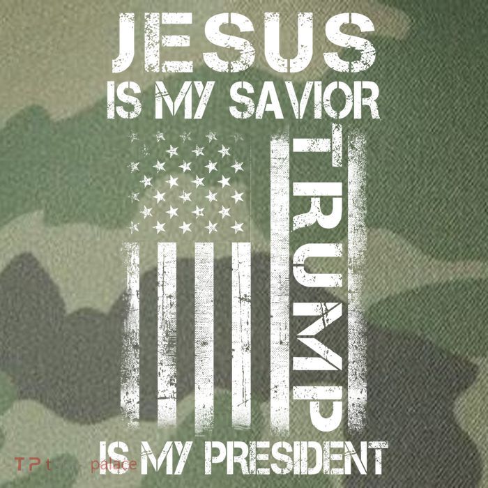 Jesus Is My Savior Trump Is My President Christian Legacy Tie Dye Trucker Hat