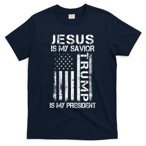 Jesus Is My Savior Trump Is My President Christian T-Shirt