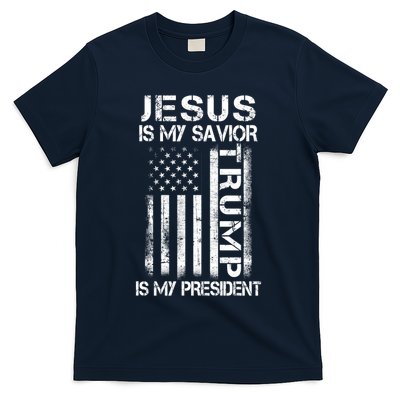 Jesus Is My Savior Trump Is My President Christian T-Shirt