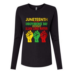 Juneteenth Is My Independence Day Free ish since 1865 Womens Cotton Relaxed Long Sleeve T-Shirt